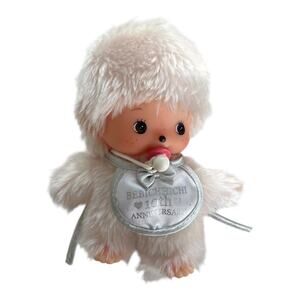 Bebichhichi Monchhichi 10th Anniversary Sekiguchi Stuffed Toy Doll Rare HTF